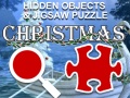 Gra Ukryte obiekty i świąteczne puzzle w Internecie