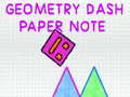 Gra Geometry Dash Papierowa Notatka w Internecie