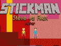 Gra Stickman Steve vs Alex Nether w Internecie