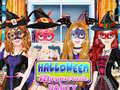 Gra Halloweenowa bal maskowy w Internecie