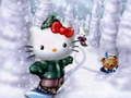 Gra Świąteczna układanka Hello Kitty w Internecie