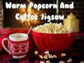 Gra Puzzle z Ciepłym Popcornem i Kawą w Internecie