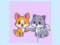 Gra Puzzle Koty i Psy w Internecie