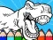 Gra Kolorowanie dinozaurów dla dzieci w Internecie