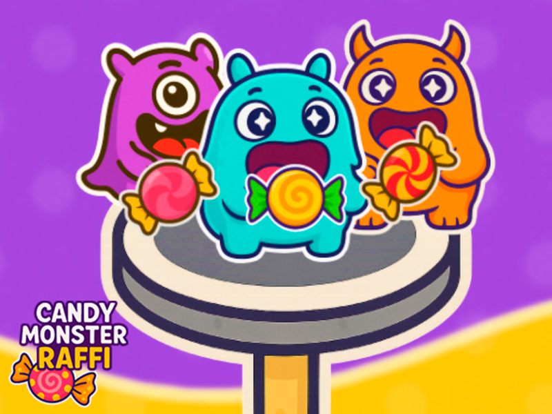 Gra Raffi Candy Monster w Internecie