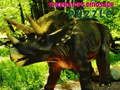 Gra Puzzle z Dinozaurem Triceratopsem w Internecie