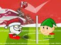 Gra Zimowy futbol głową Świętego Mikołaja w Internecie