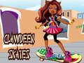 Gra Clawdeen jeździ na łyżwach w Internecie
