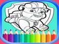 Gra Książka do Kolorowania PAW Patrol w Internecie