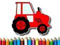 Gra Łatwe kolorowanie dla dzieci - Traktor w Internecie