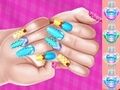 Gra DIY Nail Art w tematyce księżniczki Elsy w Internecie