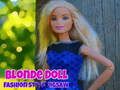 Gra Układanka w stylu mody lalki blond w Internecie