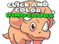 Gra Kliknij i Pokoloruj Dinozaury w Internecie Gra Kliknij i Pokoloruj Dinozaury w Internecie