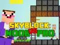 Gra Noob kontra Pro Skyblock w Internecie