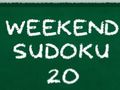 Gra Sudoku Weekend 20 w Internecie