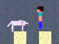 Gra Minicraft: Przygoda Steve'a i Wilka w Internecie