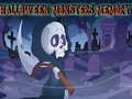 Gra Pamięć Halloweenowych Potworów w Internecie