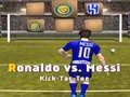Gra Messi vs Ronaldo Kick Tac Toe w Internecie