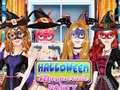 Gra Halloweenowa bal maskowy w Internecie