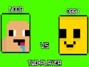 Gra Noob kontra Obby Dwóch Graczy w Internecie