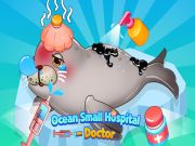 Gra Mały szpital w oceanie: lekarz w Internecie