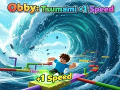 Gra Obby: Tsunami +1 prędkość w Internecie