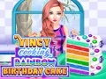 Gra Vincy Gotuje Tęczowy Tort Urodzinowy w Internecie