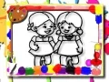 Gra Czas kolorowania dla dzieci w Internecie