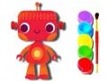 Gra Powrót do szkoły: Książka do kolorowania robotów w Internecie