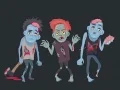 Gra Kolorowanie Zombie i Szkieletów w Internecie