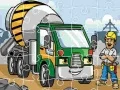 Gra Puzzle z Ciężarówkami Budowlanymi w Internecie