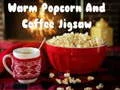 Gra Puzzle z Ciepłym Popcornem i Kawą w Internecie