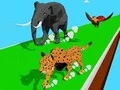 Gra Wyścig Transformacji Zwierząt 3D w Internecie