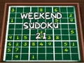 Gra Sudoku na weekend 21 w Internecie Gra Sudoku na weekend 21 w Internecie