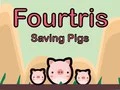 Gra Fourtris: Ratowanie świń w Internecie