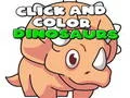 Gra Kliknij i Pokoloruj Dinozaury w Internecie