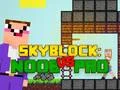 Gra Noob kontra Pro Skyblock w Internecie