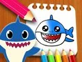 Gra Książka do kolorowania Baby Shark w Internecie