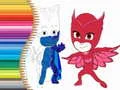 Gra Książka do kolorowania PJ Masks w Internecie Gra Książka do kolorowania PJ Masks w Internecie