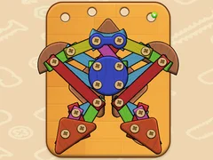 Gra Puzzle Drewno i Śruba w Internecie