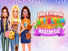 Gra Ellie and Friends Aesthetics Art Kwitning w Internecie