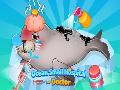 Gra Mały szpital w oceanie: lekarz w Internecie
