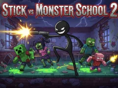 Gra Stickman kontra Monster High 2 w Internecie