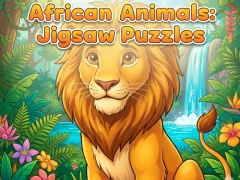 Gra Zwierzęta Afryki: Puzzle w Internecie