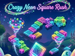 Gra Szalony najazd na Neon Square w Internecie