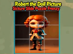 Gra Puzzle przesuwane z lalką Roberta w Internecie