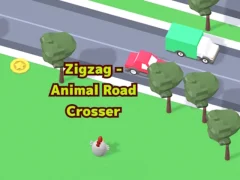 Gra Zygzak- zwierzę przechodzące przez drogę w Internecie