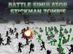 Gra Symulator bitwy zombie stickman w Internecie