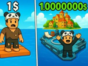 Gra Roblox: tratwa w Internecie
