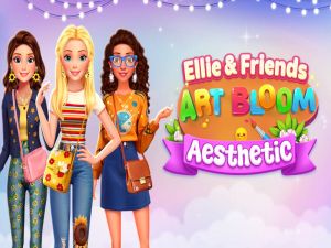 Gra Ellie and Friends Aesthetics Art Kwitning w Internecie